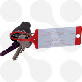 VPE100 Fixanhänger Rot Spenderbox 8x3,5