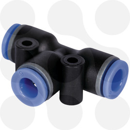 Verbinder T, Ku-Rohr Durchmesser : 3x6mm
