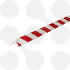 Eckschutz rot-Weiss 100cmPU-Schaum Typ H