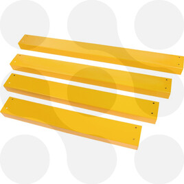BalkenL135xB14xT8cm Sicherheitsgelgelb