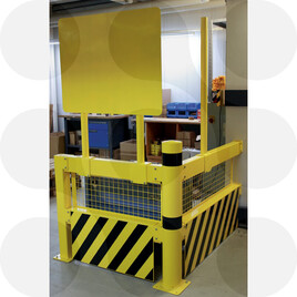 Infotafel L100xH80cmSt.gel Rammschutzpl.