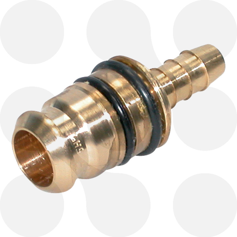 5 Stück Pneumatik-Stecker Gerader Push-In Fitting